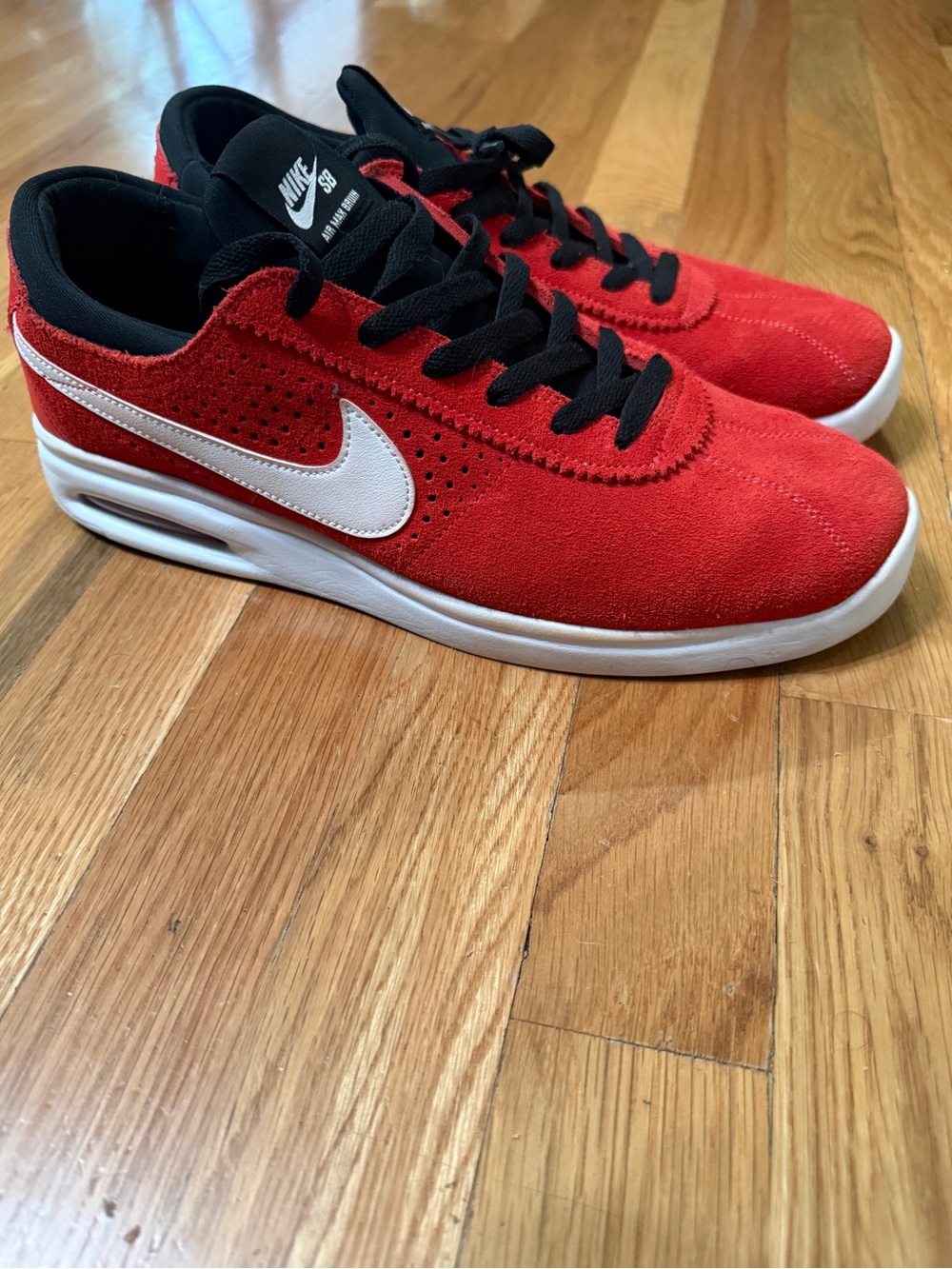 Nike SB Air Max Bruin - Red Suede (11)